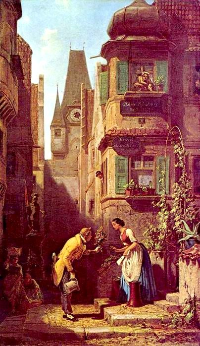 Eternal Bridegroom by Carl Spitzweg
